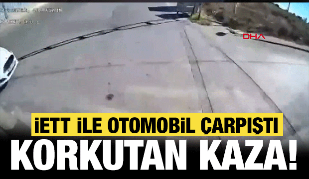 Sultanbeyli&rsquo;de y&uuml;reklerin ağza geldiği kaza!