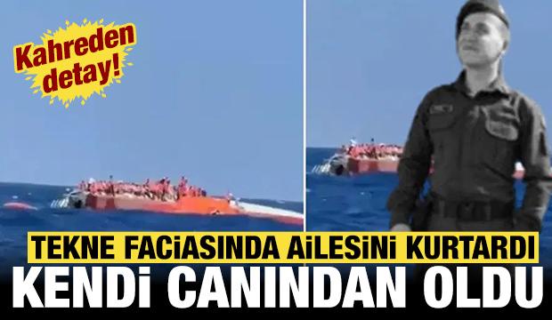 Tekne faciasında ailesini kurtardı, kendi canından oldu: Kahreden detay!