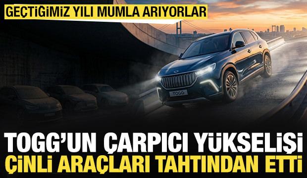 TOGG'un &ccedil;arpıcı y&uuml;kselişi &Ccedil;inli ara&ccedil;ları tahtından etti: Ge&ccedil;tiğimiz yılı mumla arıyorlar