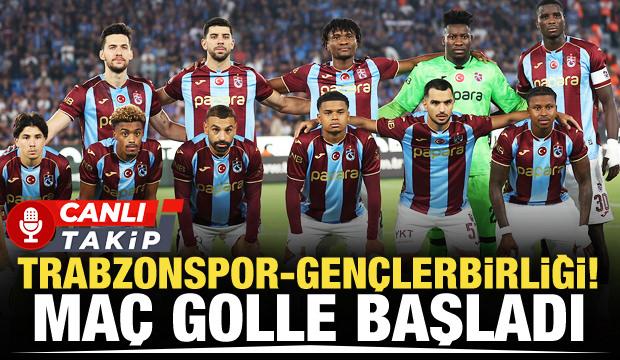 Trabzonspor-Gen&ccedil;lerbirliği! CANLI