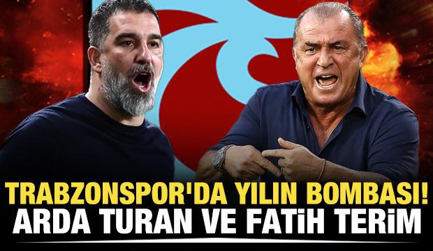Trabzonspor'da yılın bombası! Arda Turan ve Fatih Terim