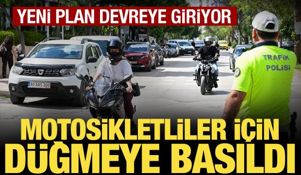 Trafikte yeni d&ouml;nem! Motosikletli s&uuml;r&uuml;c&uuml;ler i&ccedil;in d&uuml;ğmeye basıldı