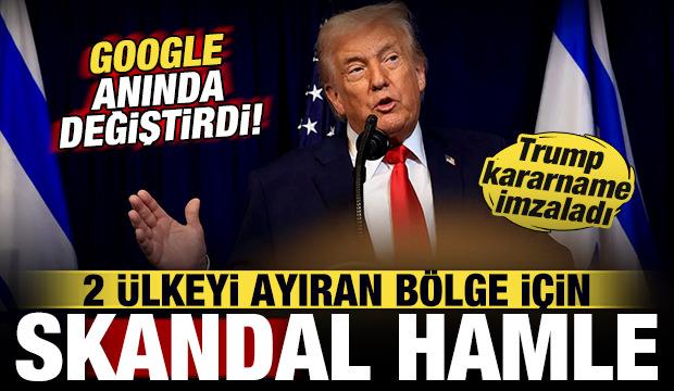 Trump kararname imzaladı! 2 &uuml;lkeyi ayıran b&ouml;lge i&ccedil;in skandal hamle! Anında değiştirdiler