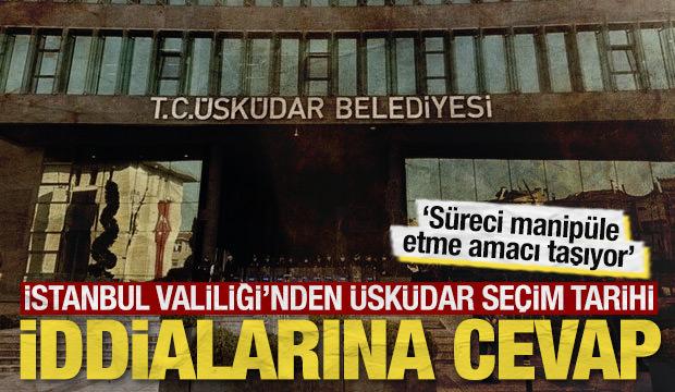 &lsquo;&Uuml;sk&uuml;dar&rsquo;daki se&ccedil;im tarihinin bir partiye avantaj sağladığı&rsquo; iddialarına a&ccedil;ıklama