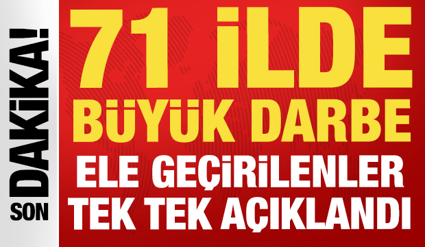 71 ilde dev narkotik operasyonu: 2,3 ton uyuşturucu ele ge&ccedil;irildi, 424 ş&uuml;pheli tutuklandı