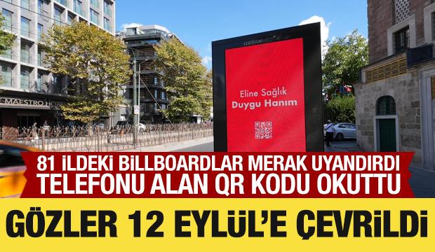 81 ildeki billboardlar merak uyandırdı: G&ouml;zler 12 Eyl&uuml;l'e &ccedil;evrildi