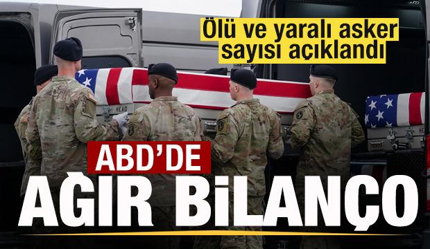 ABD'de ağır bilan&ccedil;o! Savaşta &ouml;len ve yaralanan asker sayısı a&ccedil;ıklandı