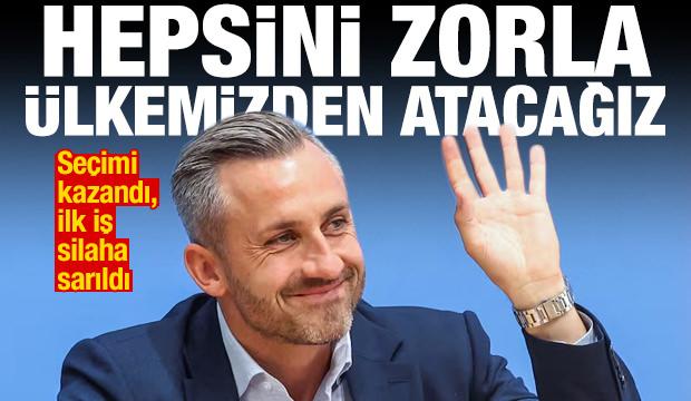 AfD: G&ouml;&ccedil;menleri silah zoruyla sınır dışı edeceğiz