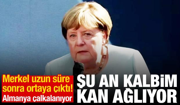 AfD'nin se&ccedil;im zaferi Merkel'i &uuml;zd&uuml;: Şu an kalbim kan ağlıyor