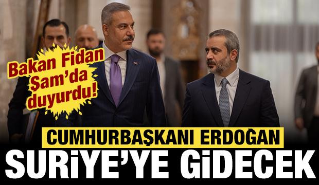 Bakan Fidan'dan Şam'da kritik mesaj: SDG'nin kendini feshetmesi &ouml;nemli