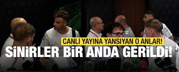 Canlı yayında sinirler bir anda gerildi!TFF temsilcisi neye uğradığını şaşırdı