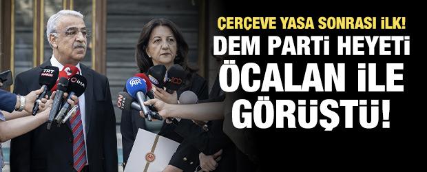 DEM Parti İmralı Heyeti &Ouml;calan ile g&ouml;r&uuml;şt&uuml;