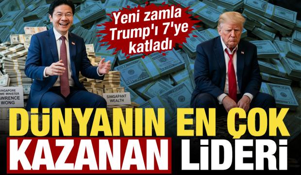 D&uuml;nyanın en &ccedil;ok kazanan liderine zam: Trump'ı 7'ye katladı: parayı ne yapacağını a&ccedil;ıkladı