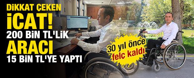 Eskişehir'de dikkat &ccedil;eken icat! 200 bin TL'lik aracı 15 bin TL'ye yaptı