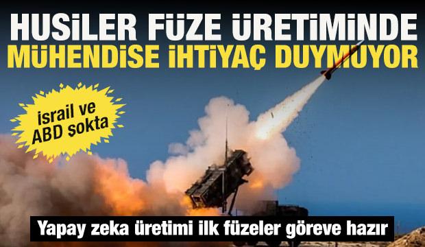 Husilerin balistik f&uuml;ze &uuml;retiminde yapay zeka kullandığı iddiaları: F&uuml;ze d&uuml;şt&uuml;