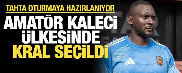 İngiltere'de kalecilik yapan Kamurasi, &uuml;lkesinde kral se&ccedil;ildi