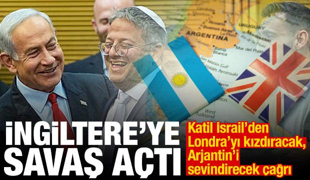 İngiltere'ye savaş a&ccedil;tı! İsrailli Bakan'dan Falkland Adaları'nın tanıma &ccedil;ağrısı