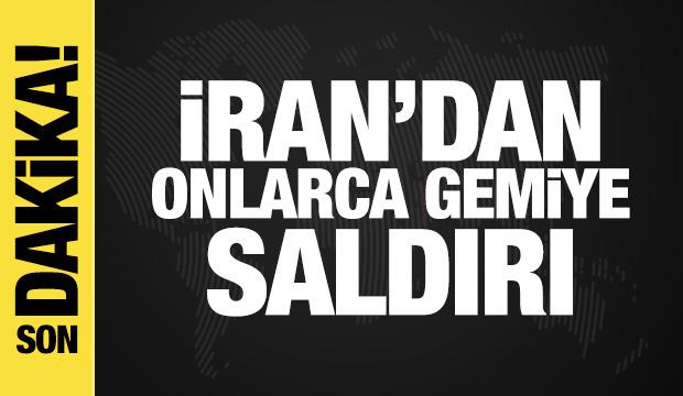 İran'dan H&uuml;rm&uuml;z'de misilleme: Onlarca gemiye saldırı