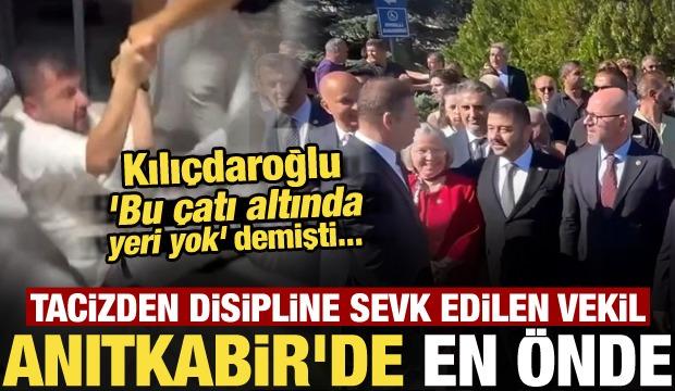Kılı&ccedil;daroğlu &ldquo;Bu &ccedil;atı altında yeri yok&rdquo; demişti! Yazgan Anıtkabir&rsquo;de en &ouml;nde