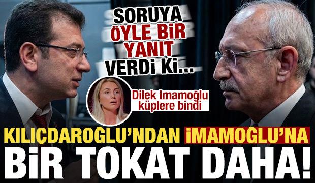 Kılı&ccedil;daroğlu'ndan İmamoğlu'na bir tokat daha! Soruya &ouml;yle bir cevap verdi ki...