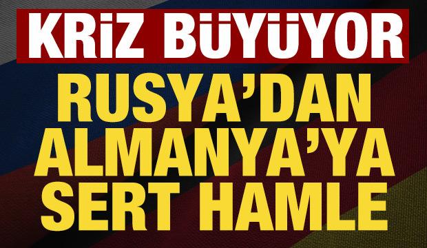 Kriz b&uuml;y&uuml;yor: Rusya'dan Almanya'nın restine yanıt