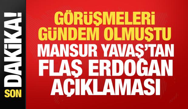 Mansur Yavaş&rsquo;tan dikkat &ccedil;eken Erdoğan a&ccedil;ıklaması