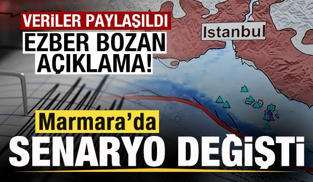Marmara'da senaryo değişti! Veriler paylaşıldı! Ezber bozan deprem a&ccedil;ıklaması