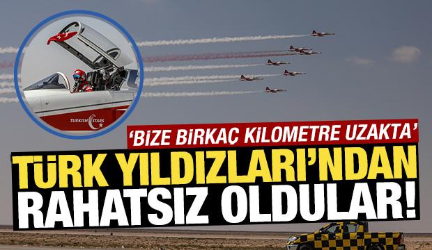 Mısır'daki T&uuml;rk Yıldızları'ndan rahatsız oldular! 'Bize birka&ccedil; kilometre uzakta'