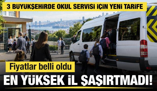Okullar a&ccedil;ılıyor, servis &uuml;cretleri cep yakıyor! &Uuml;&ccedil; b&uuml;y&uuml;kşehirde rakamlar belli oldu