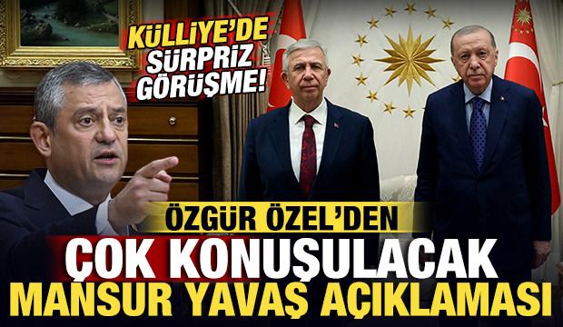 &Ouml;zg&uuml;r &Ouml;zel'den son dakika Mansur Yavaş a&ccedil;ıklaması