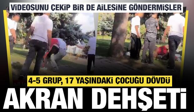 Parkta akran dehşeti: 17 yaşındaki &ccedil;ocuğu d&ouml;v&uuml;p videosunu ailesine g&ouml;nderdiler