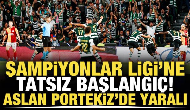 Şampiyonlar Ligi'ne tatsız başlangı&ccedil;! Aslan Portekiz'de yaralı