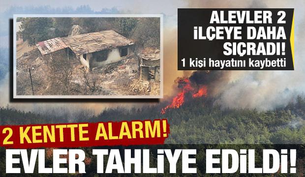 Son dakika: 2 ilde alarm verildi! Alevler evlere sı&ccedil;radı, bir&ccedil;ok noktada tahliye!