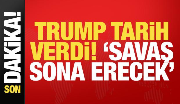 Son dakika haberi... Trump "İran savaşı sona erecek" deyip tarih verdi