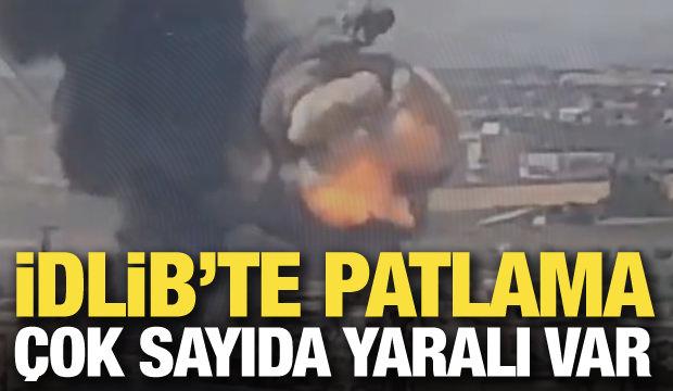 Son dakika... İdlib'te patlama: &Ccedil;ok sayıda yaralı var