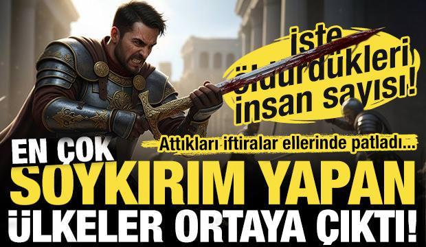 Tarihin en soykırımcı &uuml;lkeleri ortaya &ccedil;ıktı! İşte &ouml;ld&uuml;rd&uuml;kleri insan sayısı...