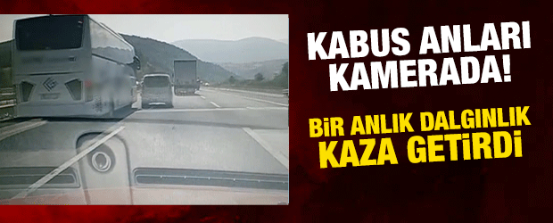 Trafikte bir anlık hata pahalıya patladı, kan donduran kaza kamerada