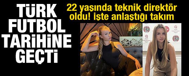 T&uuml;rk futbol tarihine ge&ccedil;ti: 22 yaşında teknik direkt&ouml;r oldu! İşte anlaştığı takım
