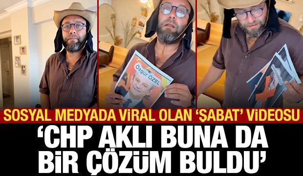 Viral olan 'Şabat CHP'si' videosu: CHP aklı buna da &ccedil;&ouml;z&uuml;m buldu