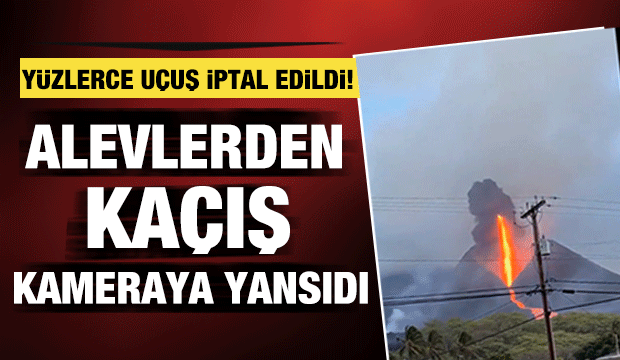 Volkanik patlama sonrası y&uuml;zlerce u&ccedil;uş iptal edildi