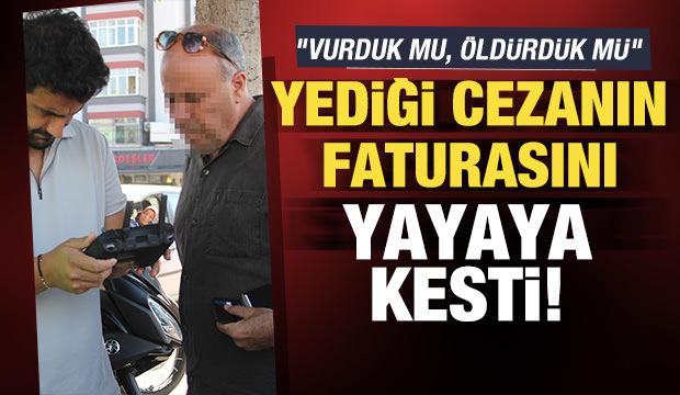 Yaya ge&ccedil;idinde ceza yiyen s&uuml;r&uuml;c&uuml;den ilgin&ccedil; savunma: "Adım atarsa dururum"