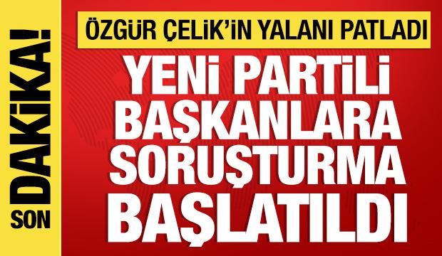 Yeni Parti İstanbul İl Başkanı ve &Uuml;sk&uuml;dar İl&ccedil;e Başkanı hakkında soruşturma