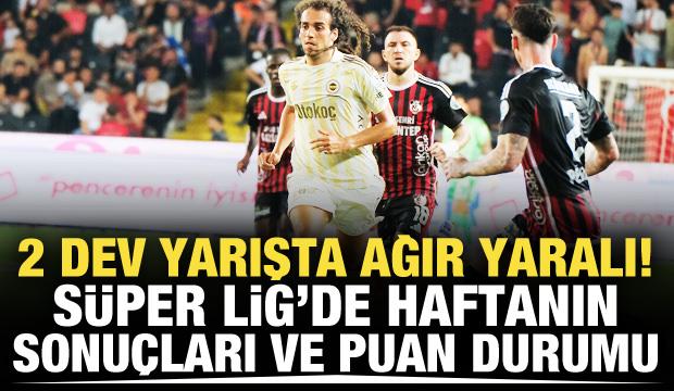 2 dev yarışta ağır yaralı! S&uuml;per Lig'de sonu&ccedil;lar ve puan durumu