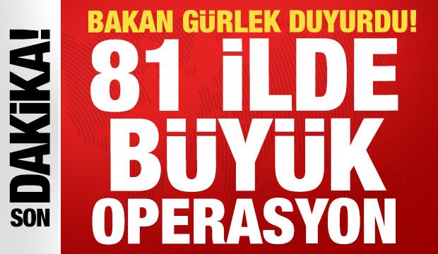 81 ilde 'Sokaklar G&uuml;vende' operasyonu: 2 bin 447 kişi hakkında adli işlem