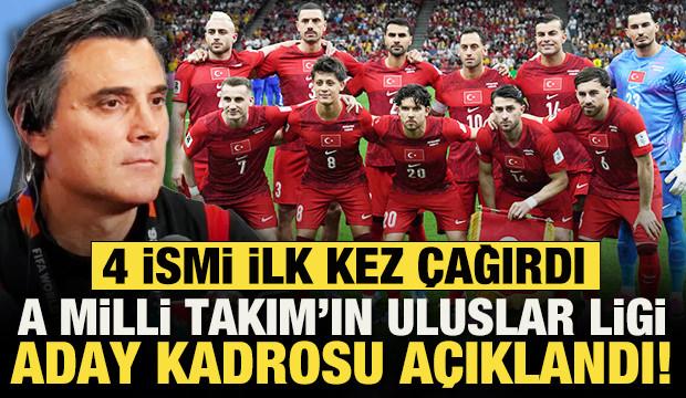A Milli Takım'ın Uluslar Ligi kadrosu a&ccedil;ıklandı! 4 isim ilk kez davet aldı