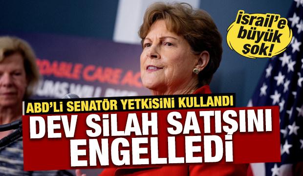 ABD'li Senat&ouml;r yetkisini kullandı! İsrail'e b&uuml;y&uuml;k şok: Dev silah satışını engelledi