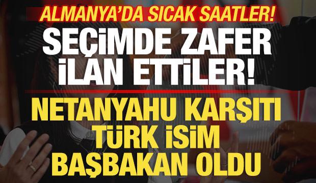 Almanya'da sıcak saatler! Se&ccedil;imde zafer ilan ettiler! T&uuml;rk isim Başbakan oldu