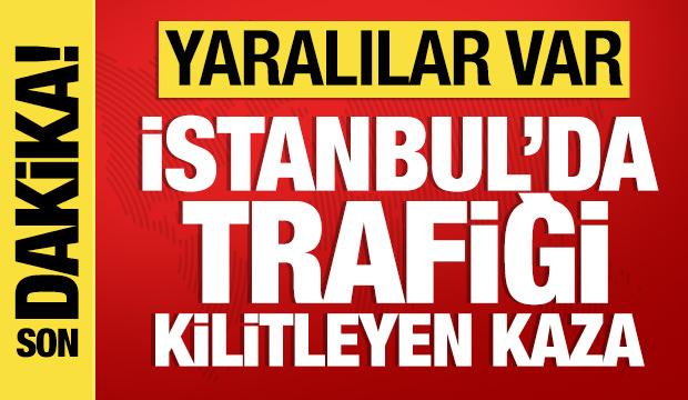 Avcılar'da D-100 Karayolu servis midib&uuml;s&uuml; kaza yaptı 