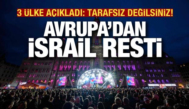 Avrupa'dan Eurovision'a İsrail resti