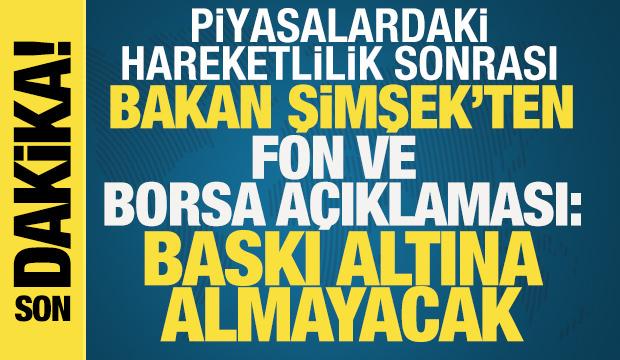 Bakan Şimşek: Genele yayılmış sistemik bir risk yok 